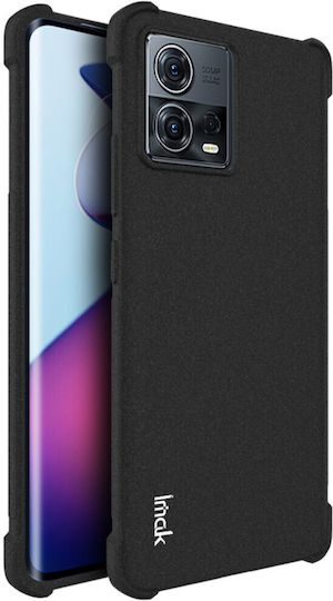 Imak Umschlag Rückseite Silikon Schwarz (Motorola Edge 30 Fusion)