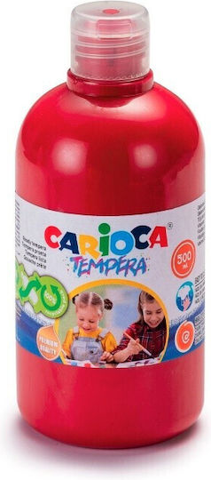 Carioca Τέμπερα Ζωγραφικής Vermillion Red σε Μπουκάλι 500ml