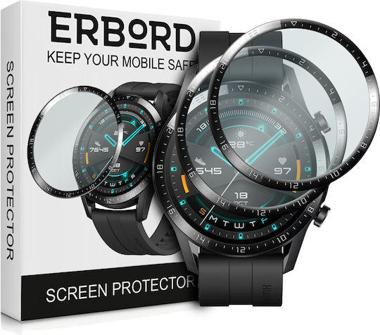 Erbord Full Face Tempered Glass pentru Huawei Watch GT2 46mm 1buc