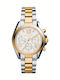 Michael Kors Bradshaw Women's Watch Chronograph with Gold Metal Bracelet