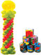 Composition with 100 Balloons Barrel