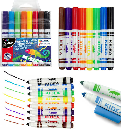 Derform Neon Zeichenmarker 1mm Dicke Dünne Set 8Stück