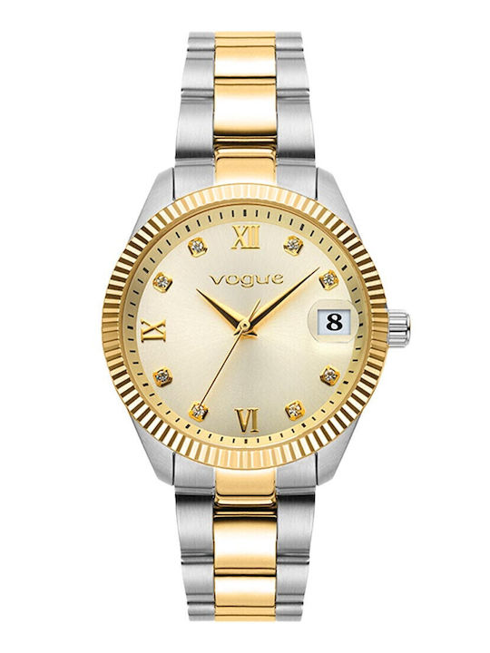Vogue Two Tone Γυναικείο Ρολόι 31mm Μπαταρίας μ...