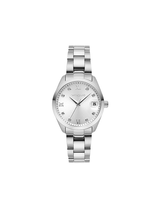 Vogue Mini Uhr mit Silber Metallarmband