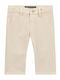 Kids' Chino Fabric Pants Beige