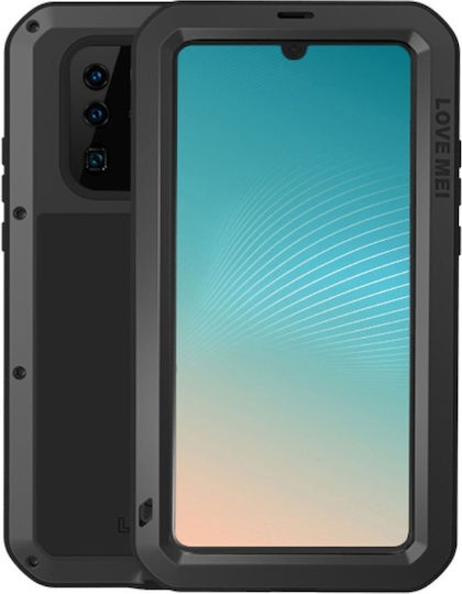 Love Mei Back Cover Metalic Negru (Huawei P30 Pro)