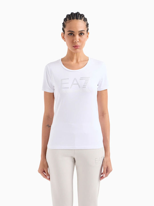Emporio Armani Damen T-Shirt Weiß