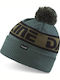 Pom Pom Beanie Männer Beanie Gestrickt in Grün Farbe