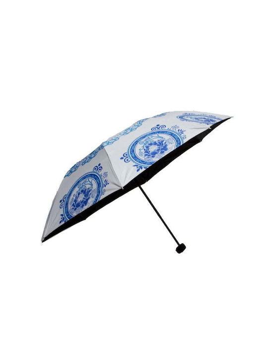 Umbrelă de ploaie Compact Albastră