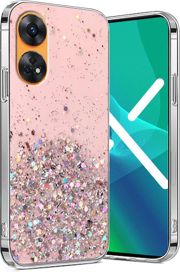 Erbord Задна корица Пластмаса / Силикон Розов (Oppo Reno8 T)