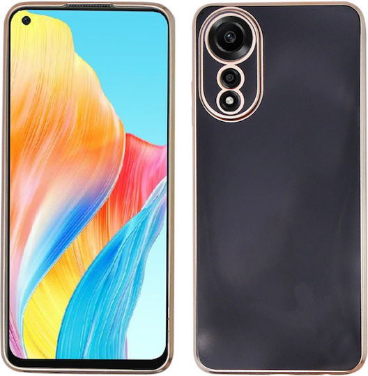 Oppo Camshield Back Cover Metallic Black (Oppo A78 4G)