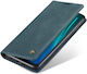Caseme Wallet Δερματίνης Τιρκουάζ (Redmi Note 8 Pro)