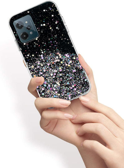 Erbord Umschlag Rückseite Kunststoff / Silikon Schwarz (Nokia C31Realme C31)