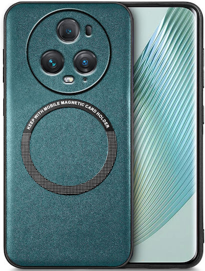 Honor Задна корица Кожа / Изкуствена кожа / Силикон Зелен (Realme 5 Pro)
