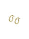 Earrings Hoops made of Gold 14K