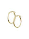 Earrings Hoops made of Gold 14K