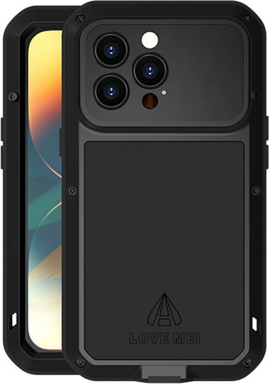 Love Mei Back Cover Metallic Black (iPhone 14 ProXiaomi 14 Pro)