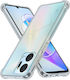 Erbord Umschlag Rückseite Silikon Transparent (Honor X7a)