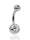 Asimi Body Piercing Belly Button Piercing Earring Made of Silver Steel