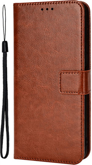 Crazy Horse Brieftasche Synthetisches Leder / Kunststoff / Silikon Schwarz (Redmi Note 13 Pro 5G / Poco X6)