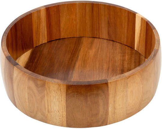 Estia Fruit Bowl Wooden Brown 30x30x9cm