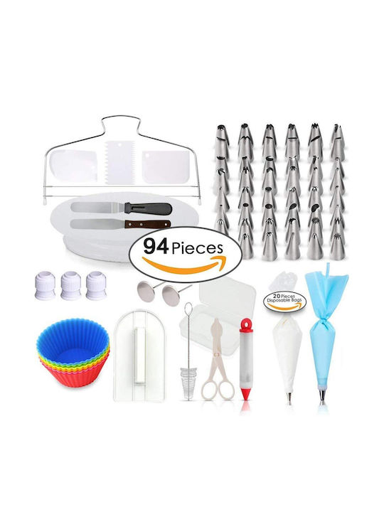 Tipa Σετ Εργαλείων Ζαχαροπλαστικής Cake Baking Decorating 94τμχ