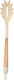 Estia Allure Deep Slotted Pasta Spoon Nylon Beige 38.5cm