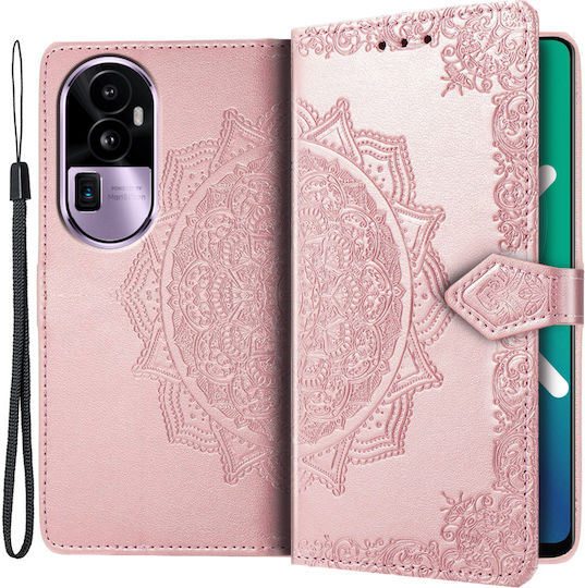 Oppo Book Piele artificială / Plastic / Silicon Roz (OnePlus 10 Pro)