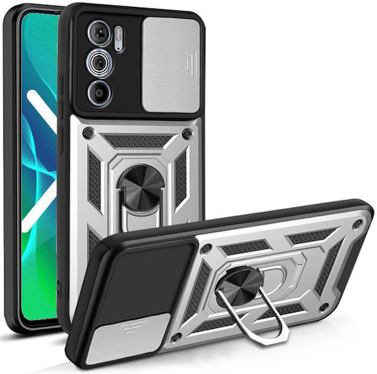 Erbord Umschlag Rückseite Metallisch (Motorola Edge 30 Pro)