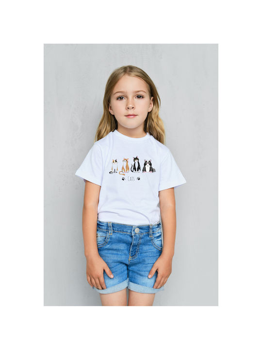 B&C Kids T-shirt White