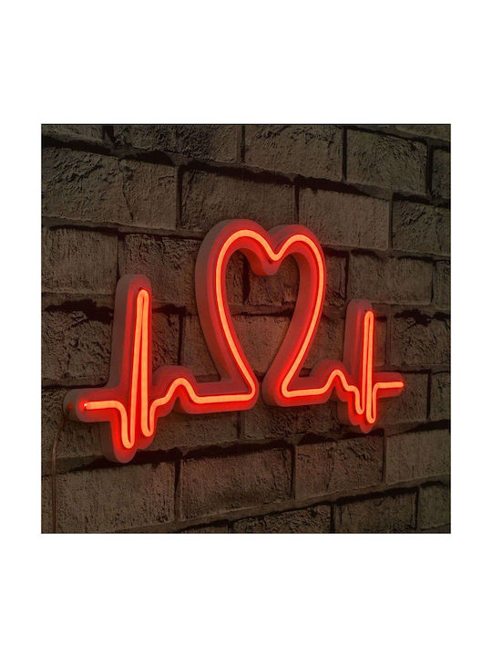 Wallity Διακοσμητικό Φωτιστικό LED Love 51x21εκ.