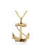 Necklace Anchor from Gold Plated Steel