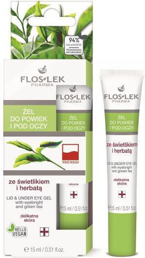 Flos Lek Augenbefeuchter Gel Für Feuchtigkeitsspendende 15ml
