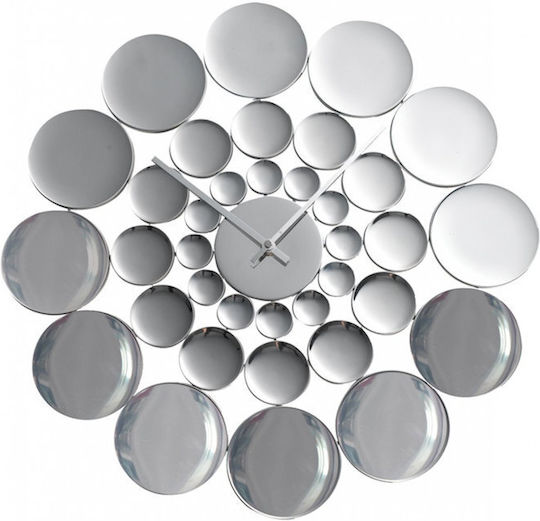Bayard Analog Metallic Silver Wall Clock