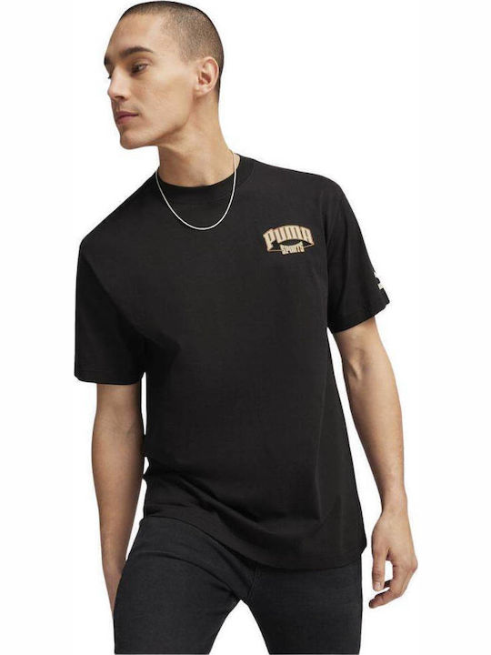 PUMA T-shirt Μαύρο