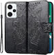 Xiaomi Butterfly Book Δερματίνης / Πλαστικό / Σιλικόνης Μαύρο (Xiaomi Poco F5)