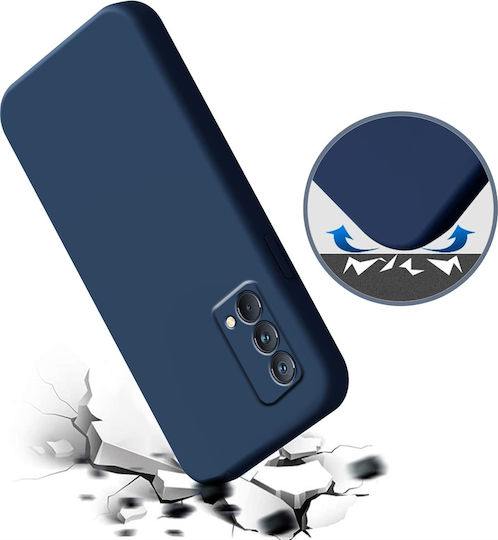 Erbord Umschlag Rückseite Silikon Blau (Realme GT Master)