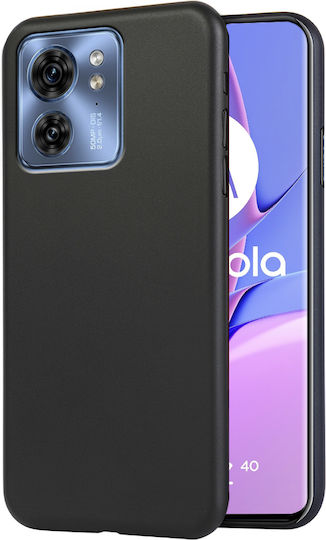 Back Cover Σιλικόνης Μαύρο (Motorola Edge 40)