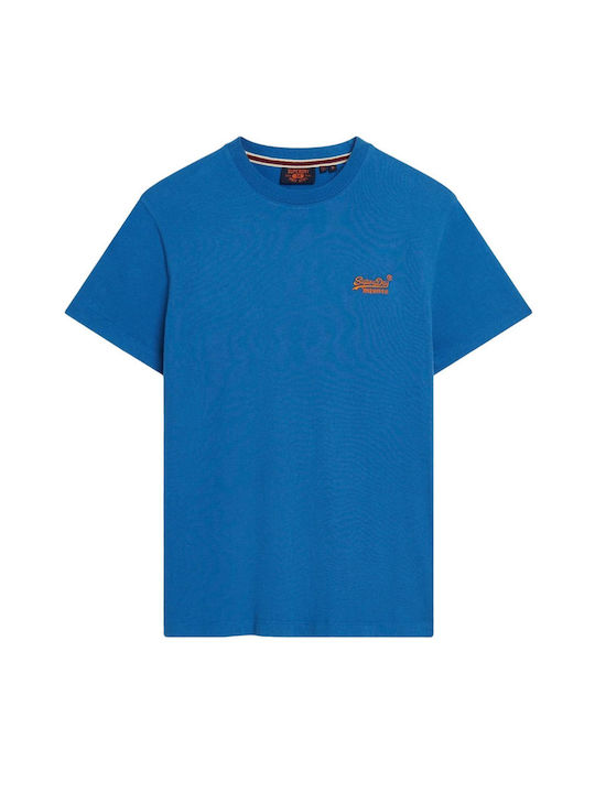 Superdry Мъжко Тениска с Къс Ръкав BLUE