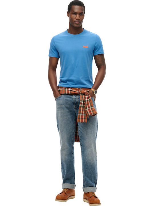 Superdry D1 Ovin T-shirt Μπλε