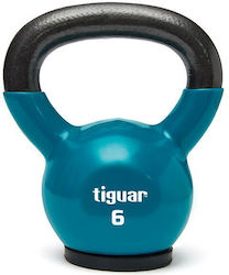 Tiguar Kettlebell Βινυλίου 4kg Μπλε