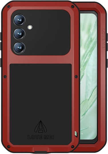 Love Mei Back Cover Metalic Roșu (Galaxy S23 FE)