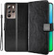 HTC Wallet Δερματίνης Μαύρο (HTC U23 Pro)