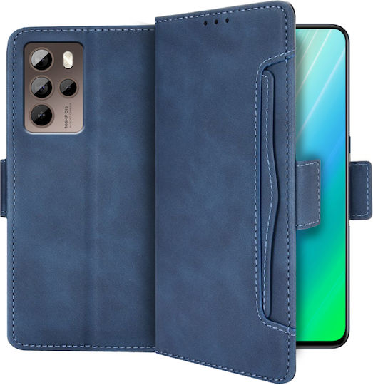 HTC Buchen Sie Synthetisches Leder / Kunststoff / Silikon Marineblau (HTC U23 Pro)