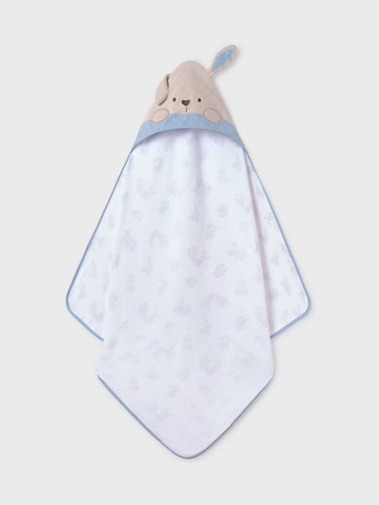 Mayoral Hooded Baby Bath Towel Blue