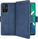 Erbord Book Piele artificială / Plastic / Silicon Albastru (Oppo A94)