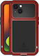 Love Mei Umschlag Rückseite Metallisch Rot (iPhone 14)