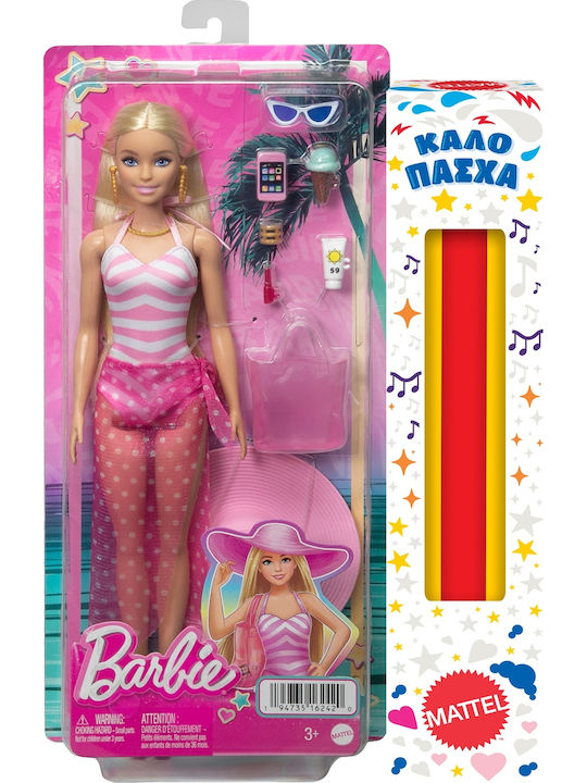 Easter Candle Beach Glam With Accessories for 3+ Years Barbie
