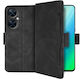 Книга Изкуствена кожа / Пластмаса / Силикон Черен (Huawei Nova 11i)