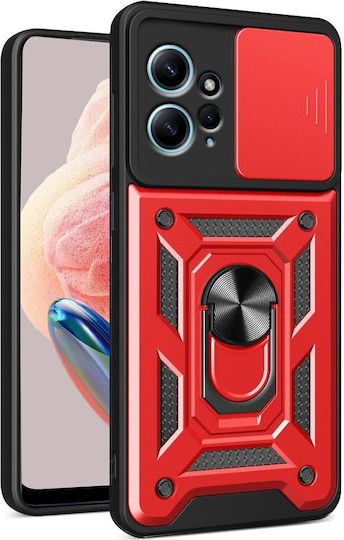 Back Cover Μεταλλικό Κόκκινο (Redmi Note 12 4G)